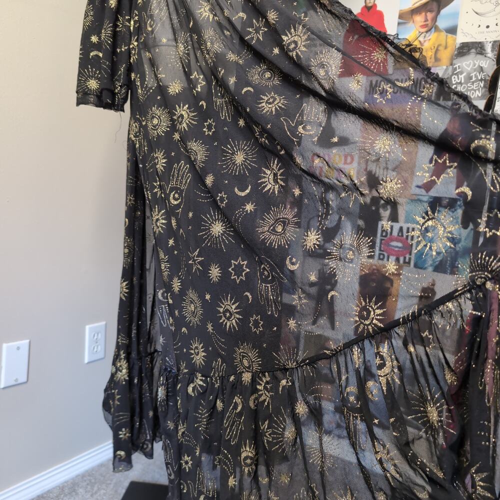 Celestial Gothic Dolls Kill Duster Cardigan - Picture 2 of 8
